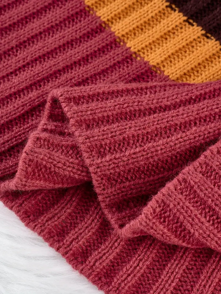 Ribbed Knit Midi Dress "Kyra"