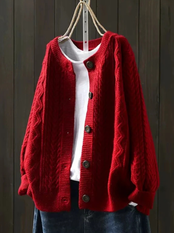 Cable Knit Cardigan "Irina"