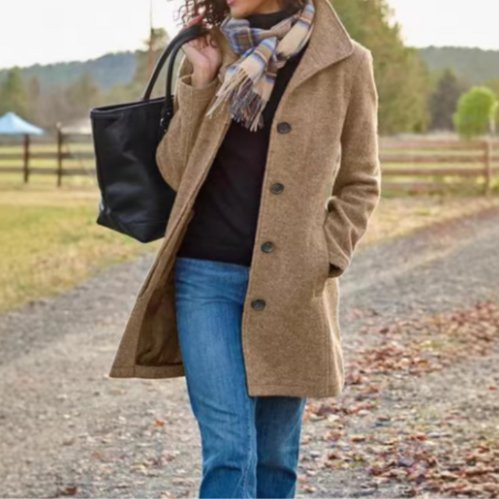 Mid-Length Coat "Eleni"