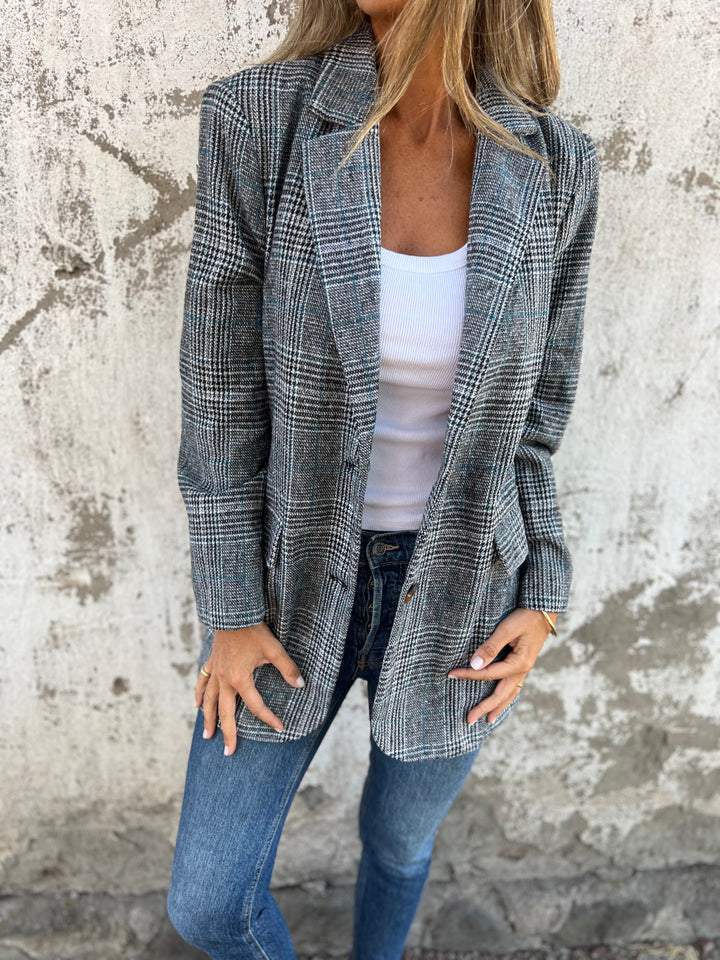 Plaid Blazer "Helena"