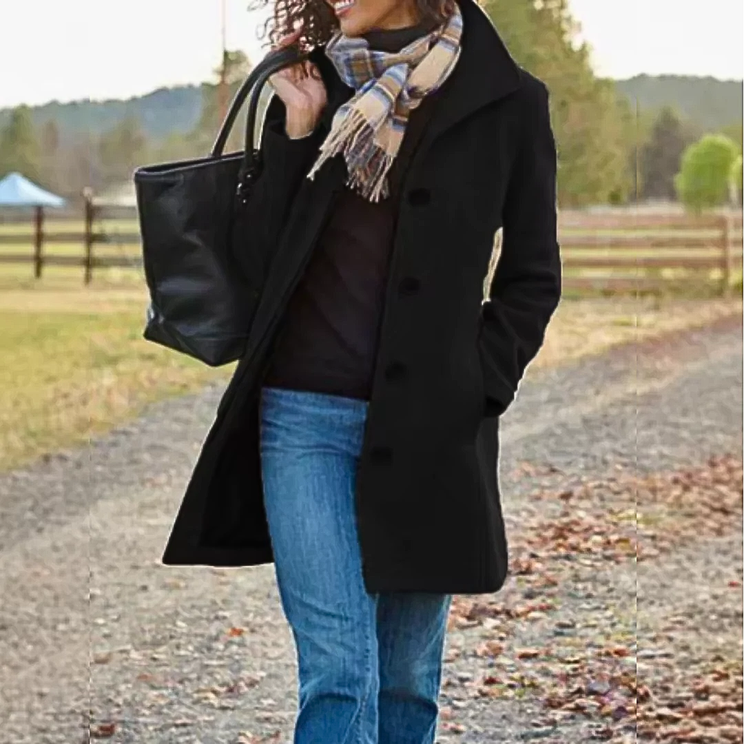 Mid-Length Coat "Eleni"