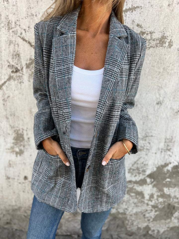 Plaid Blazer "Helena"