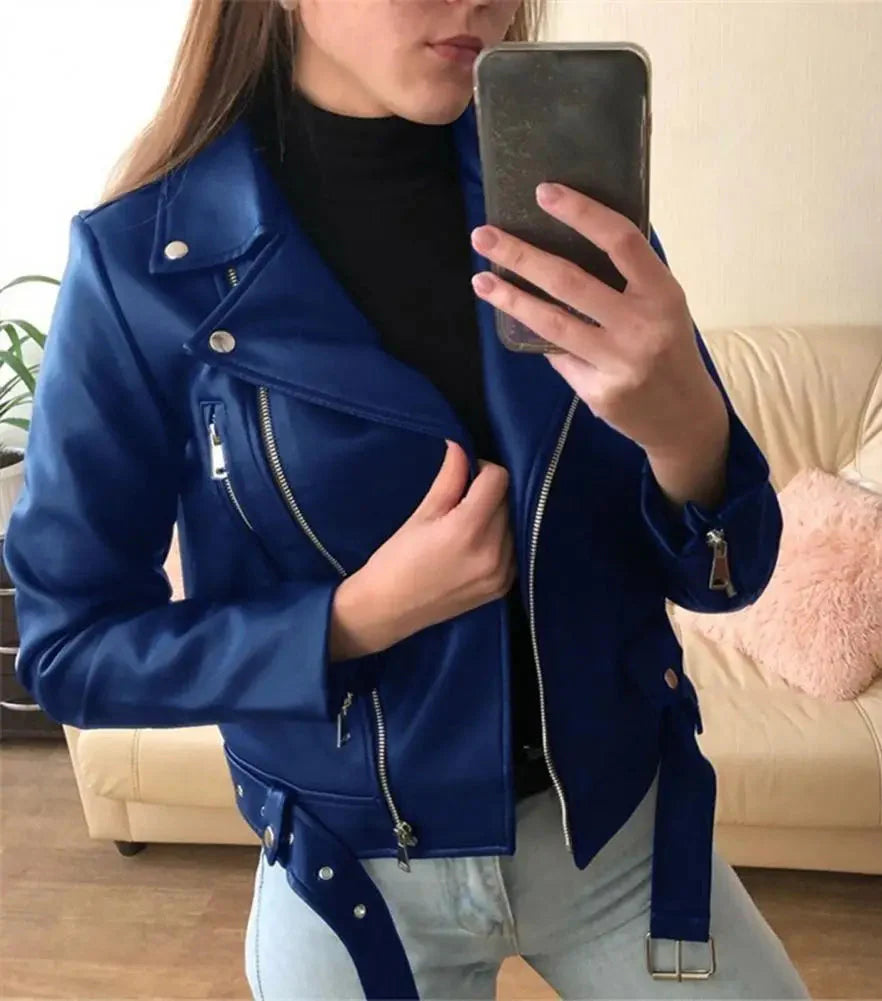 Faux Leather Jacket "Nina"