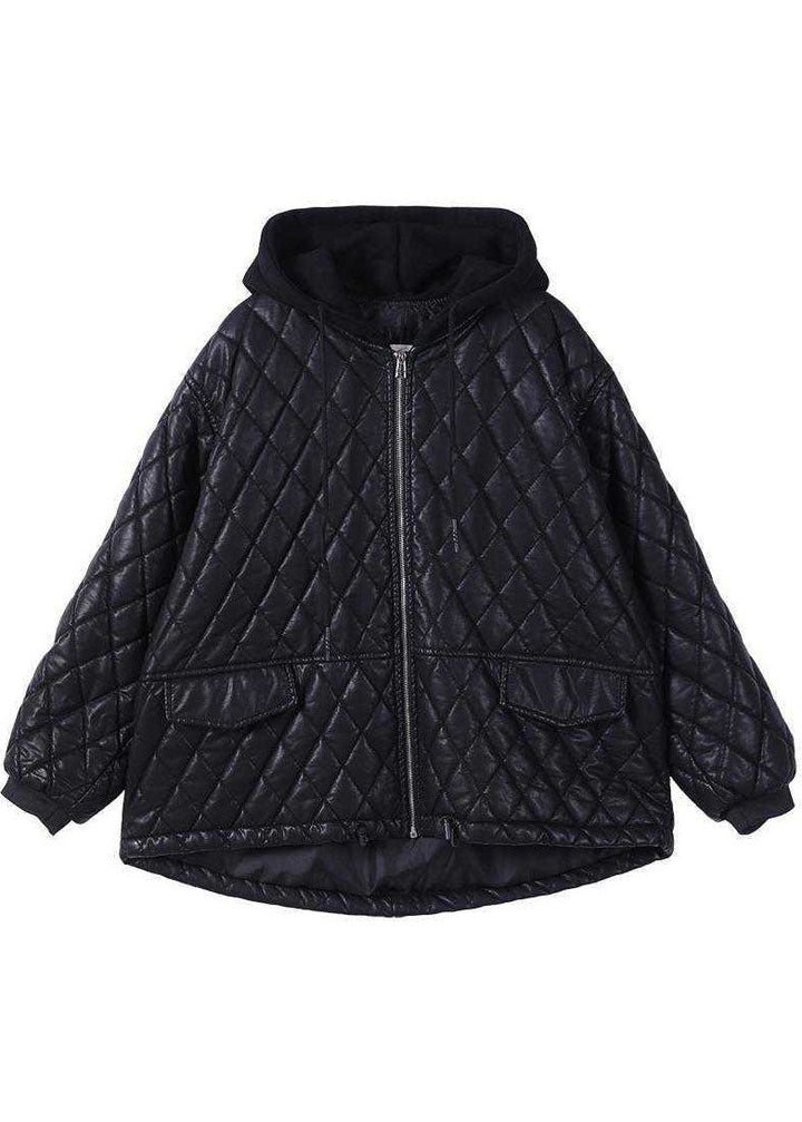 Quilted Leather Jacket "Erena"