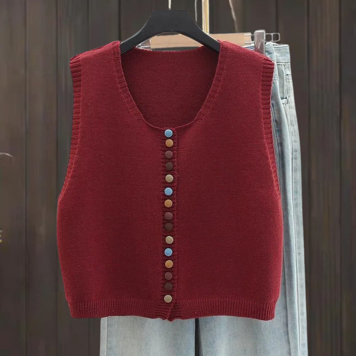 Knit Sweater Vest "Elana"