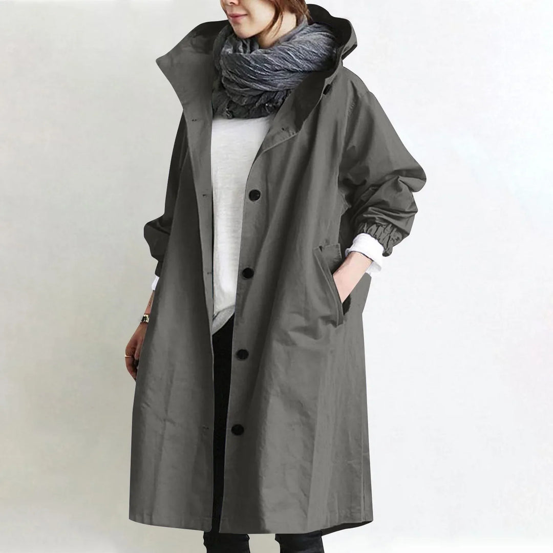 Hooded Trench Coat "Ella"