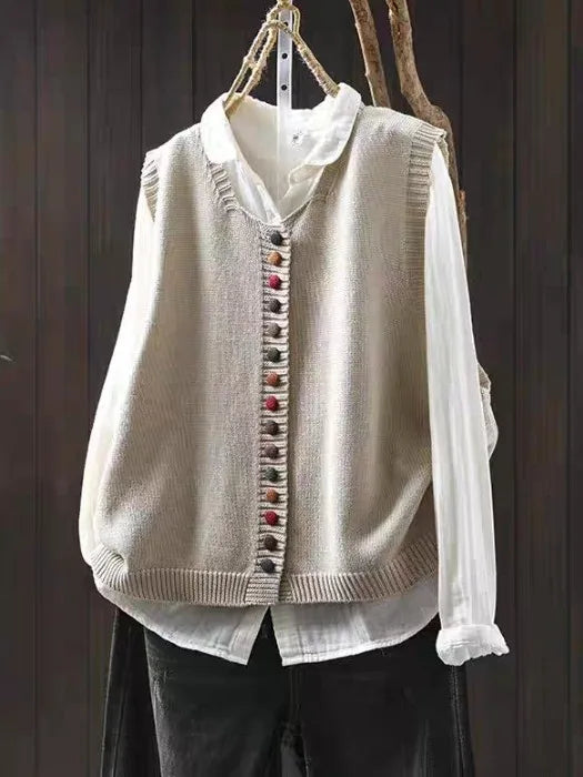 Knit Sweater Vest "Abbie"