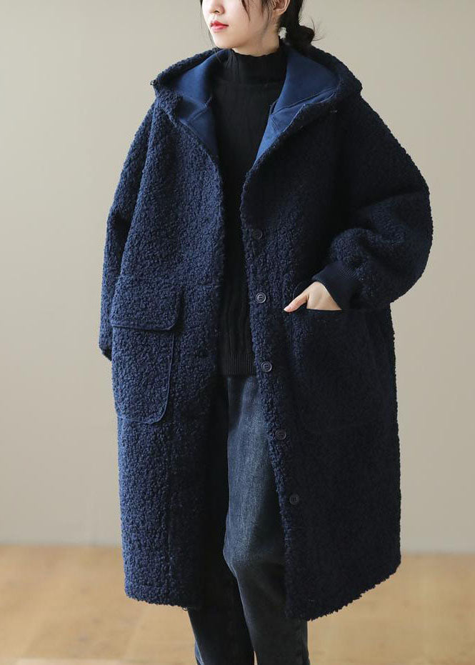 Fleece Hooded Coat "Cline"