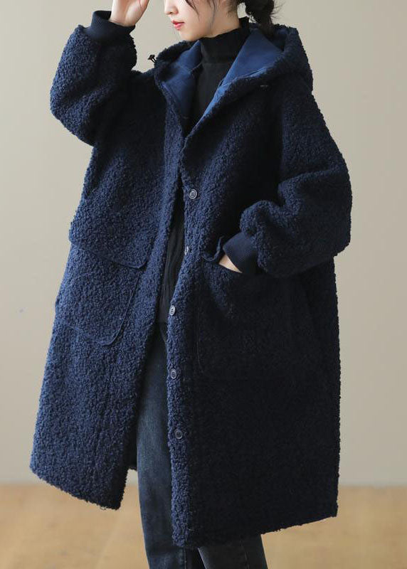 Fleece Hooded Coat "Cline"