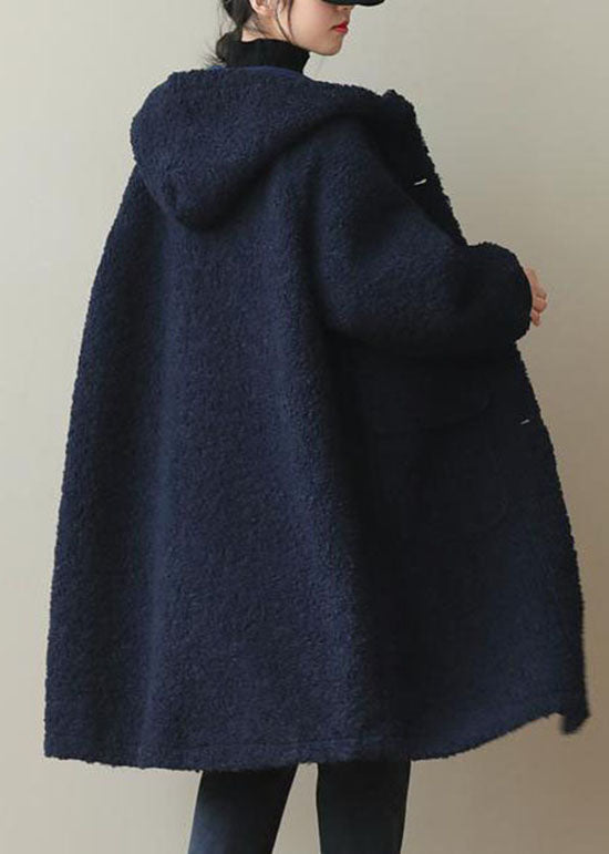 Fleece Hooded Coat "Cline"
