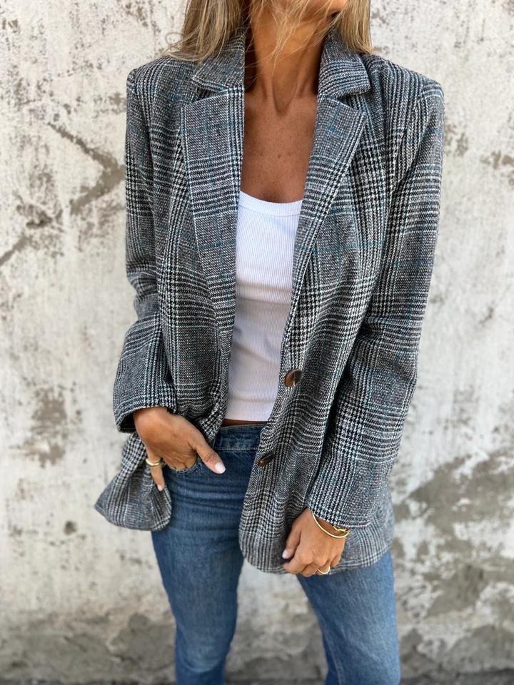 Plaid Blazer "Helena"