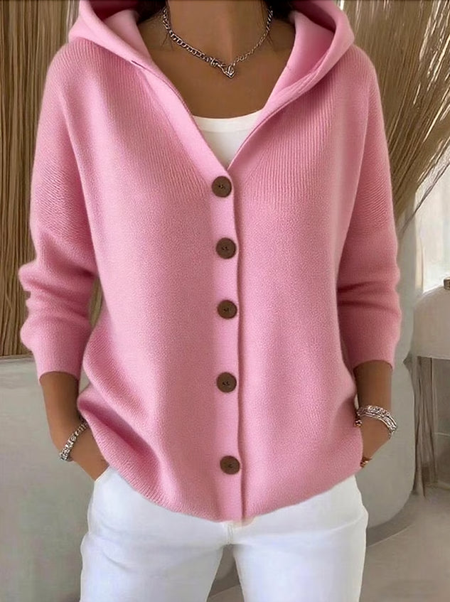 Hooded Knit Cardigan "Aurora"