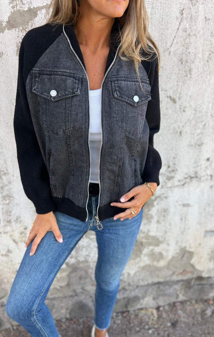 Denim & Knit Jacket "Ada"