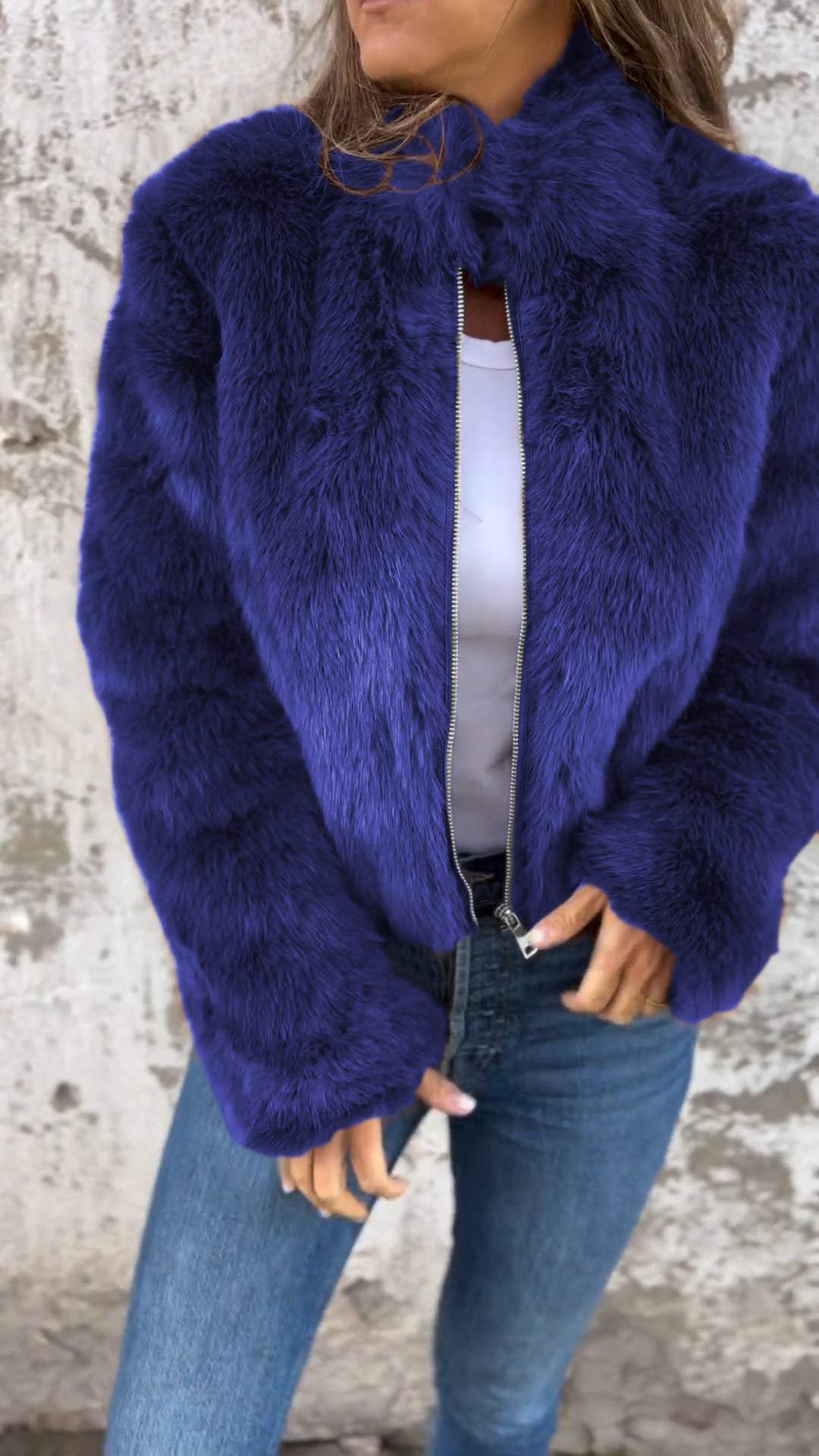 Faux Fur Jacket "Sarah"