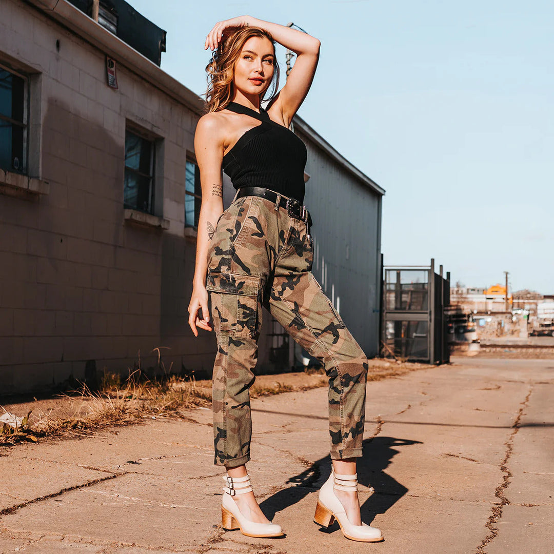 Vintage Ankle Strap Heels "Hana"