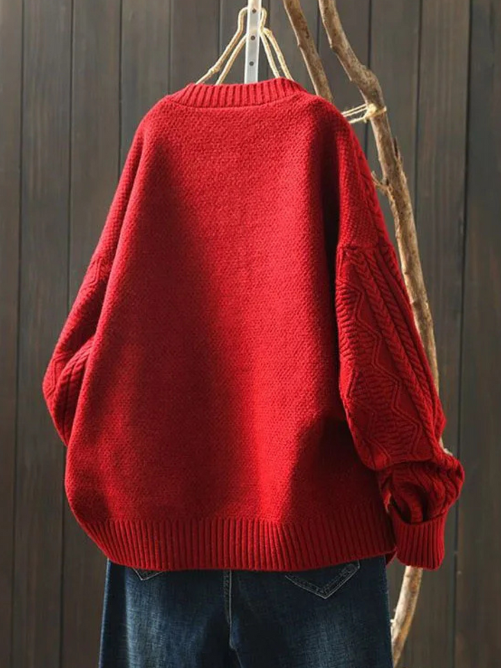 Cable Knit Cardigan "Irina"