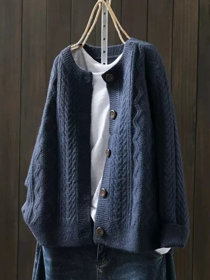 Cable Knit Cardigan "Irina"