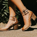 Vintage Ankle Strap Heels "Hana"