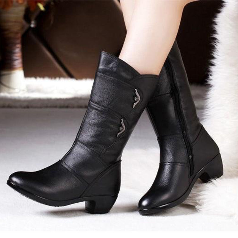 Orthopedic Mid Calf Boots "Iris"