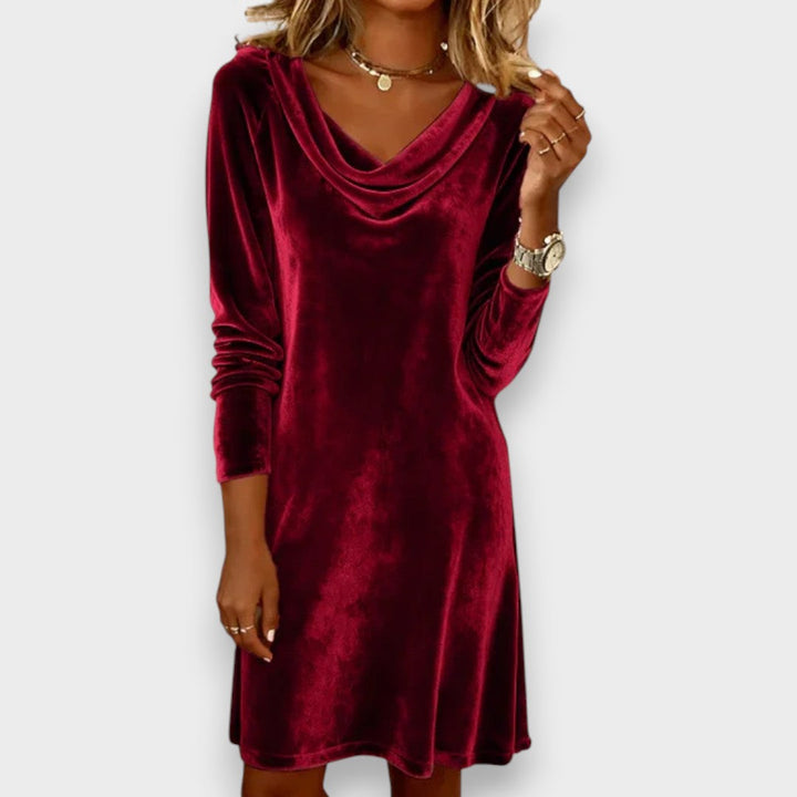 Scarlett | Loose velvet dress