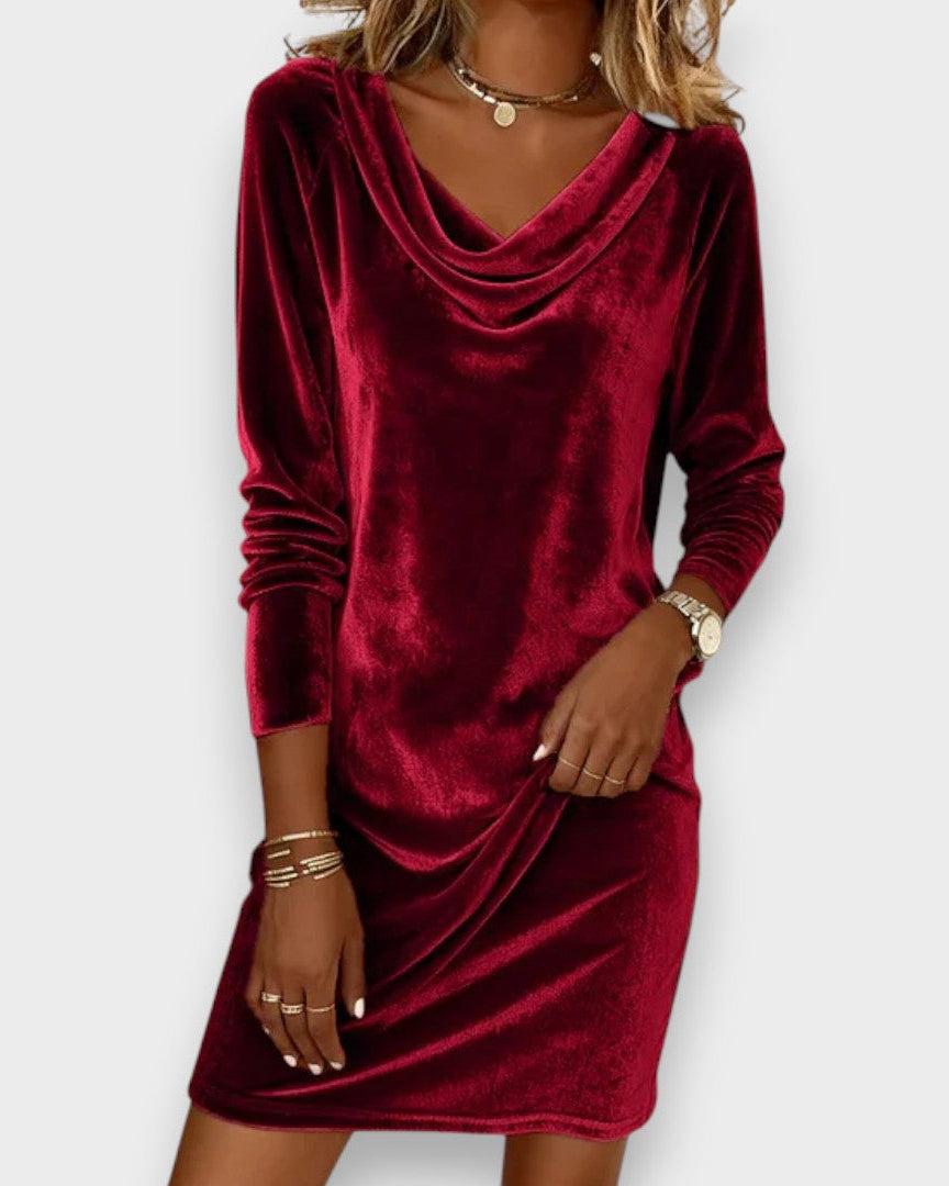 Scarlett | Loose velvet dress