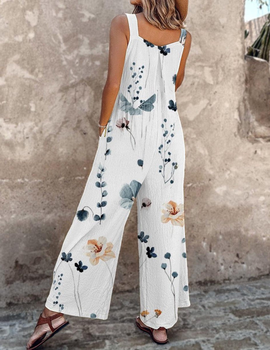Comfortable Printed Dungarees