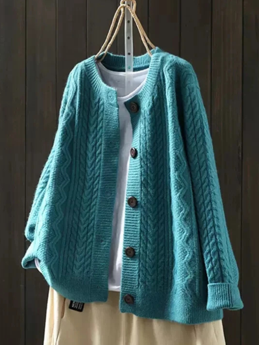 Cable Knit Cardigan "Irina"