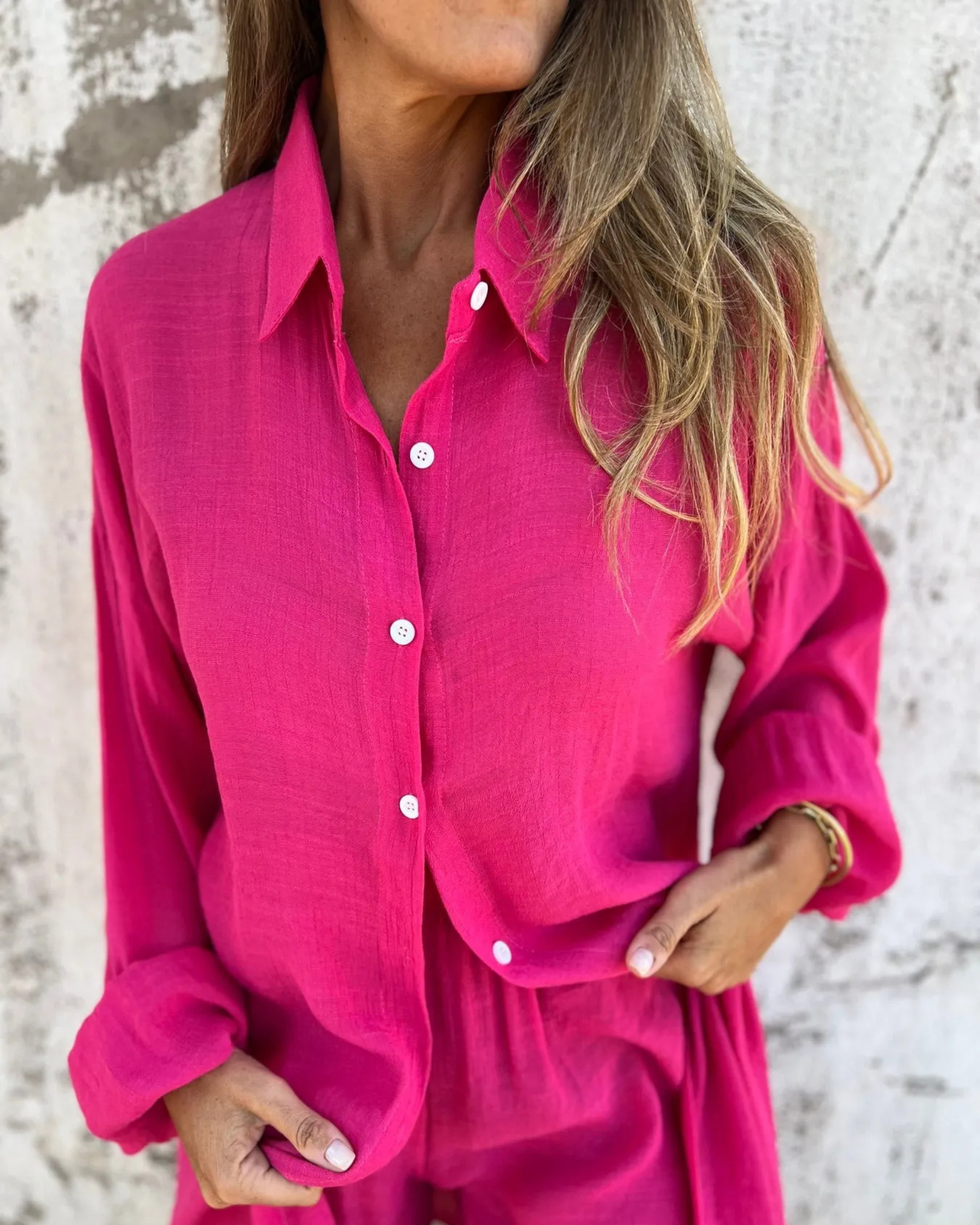 Izela™️| Casual Shirt & Shorts Set