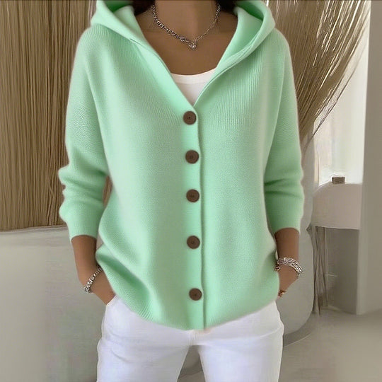 Hooded Knit Cardigan "Aurora"