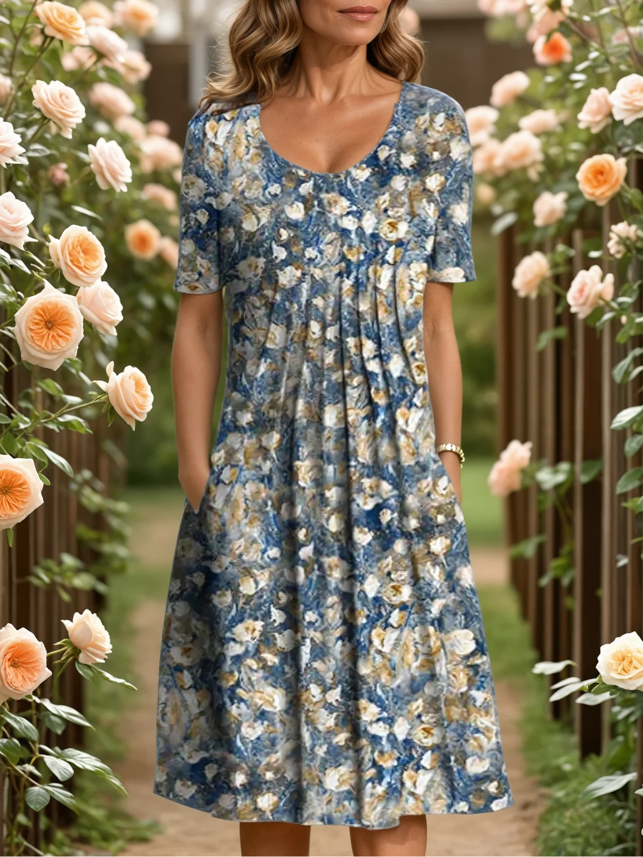 Harper™ | Elegant Dress With Tummy Coverage