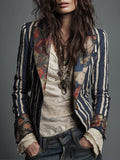 The Juniper™  | Bohemian Striped Blazer
