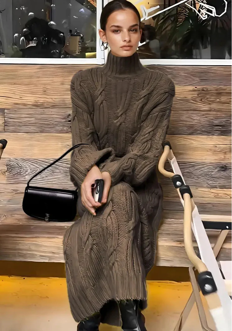 Long Knit Dress "Isla"