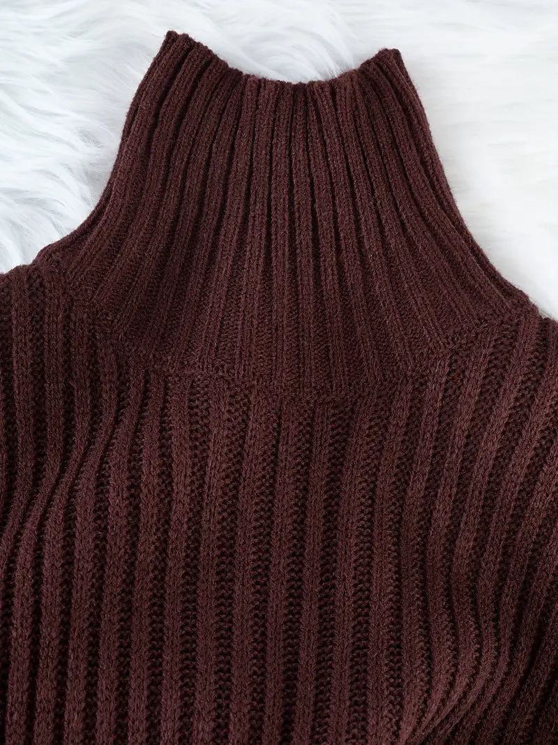 Ribbed Knit Midi Dress "Kyra"