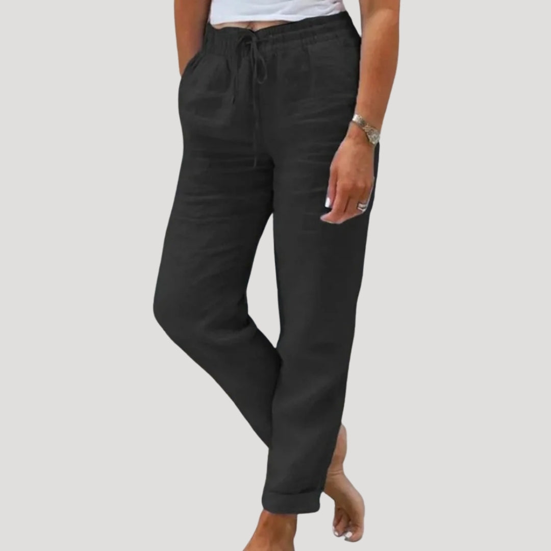 Aria™ | Casual Cotton Drawstring Lightweight Summer Trousers