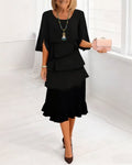 Patricia | Elegant Comfort Ruffle Dress
