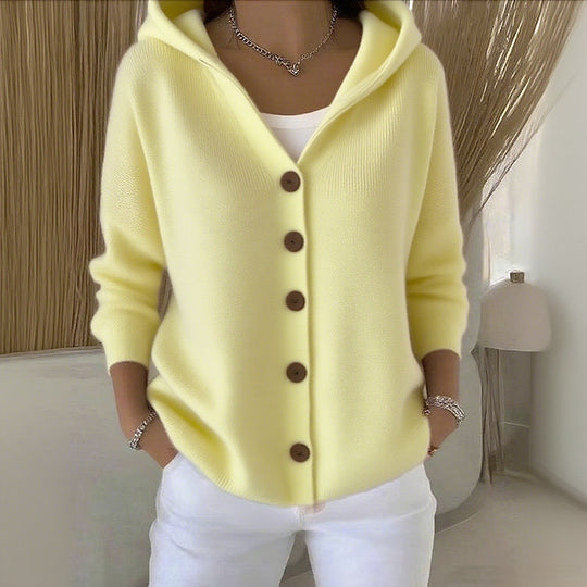 Hooded Knit Cardigan "Aurora"