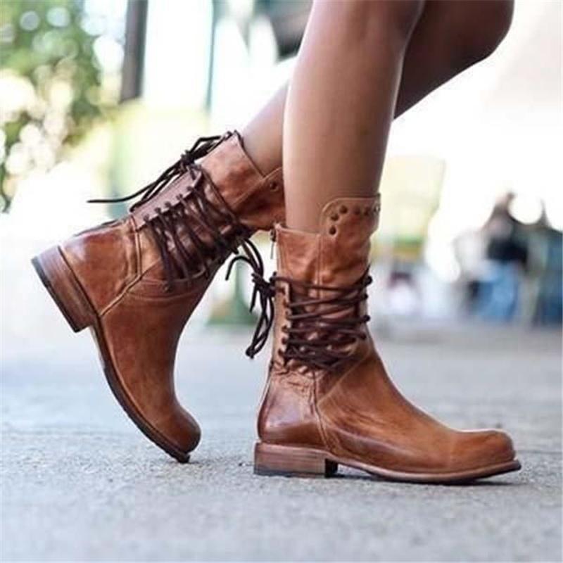 Orthopedic Leather Boots "Laura"