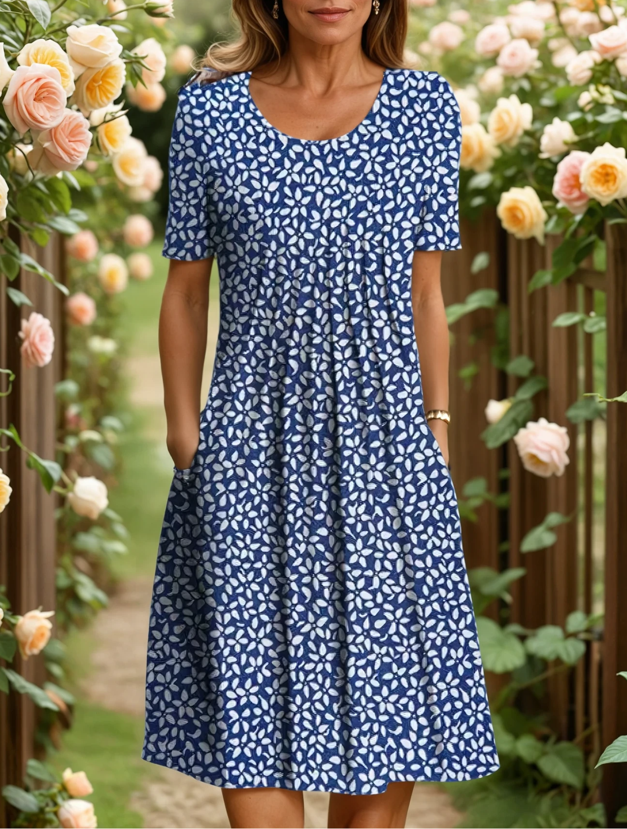 Harper™ | Elegant Dress With Tummy Coverage