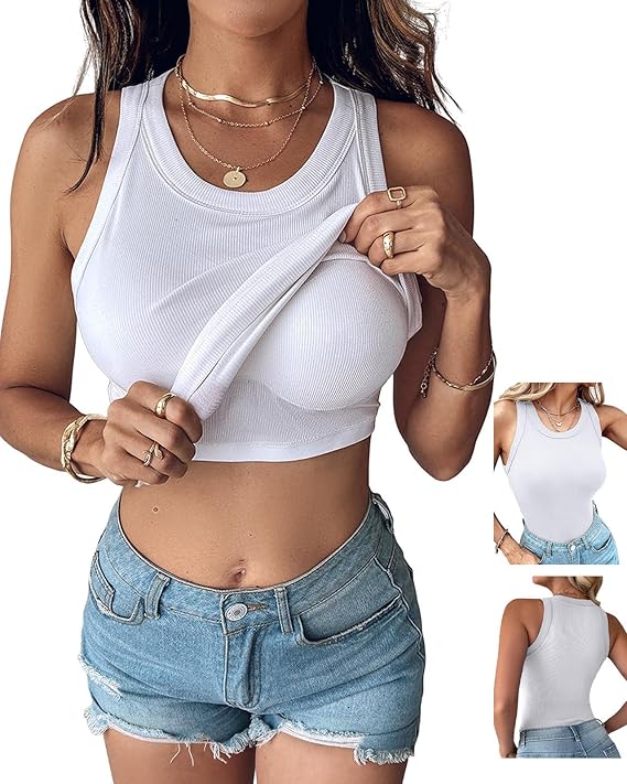 The Lyra™ | Sculpting 2-in-1 Ribbed Tank