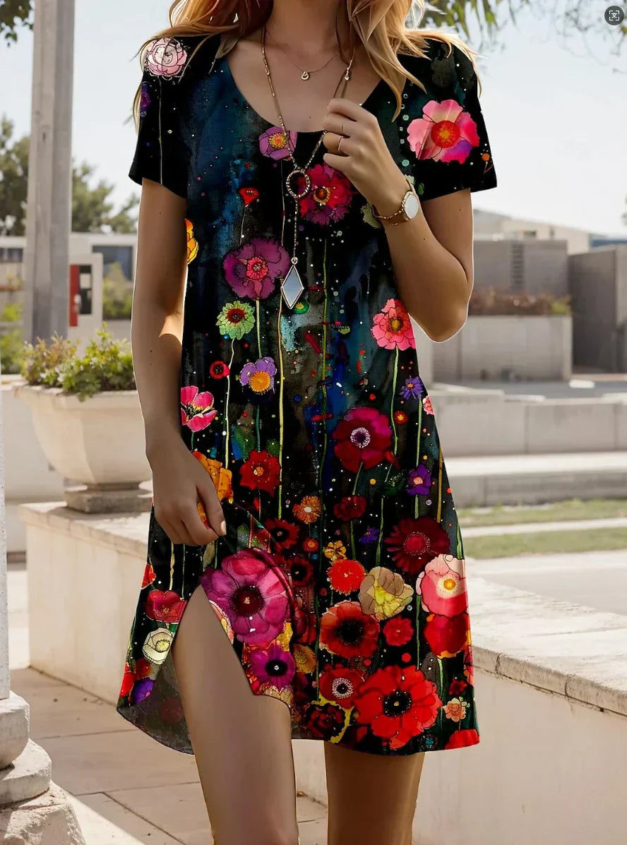 Linnea – The Bold and Breezy Printed Summer Dress