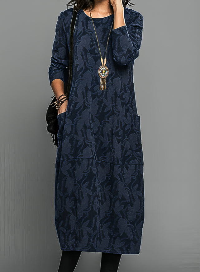 Elymae | Casual Round Neck Dress