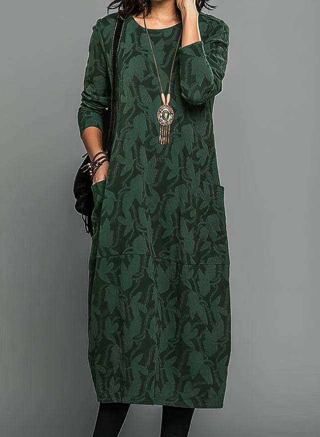 Elymae | Casual Round Neck Dress