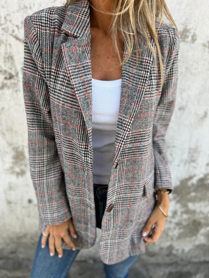 Plaid Blazer "Helena"