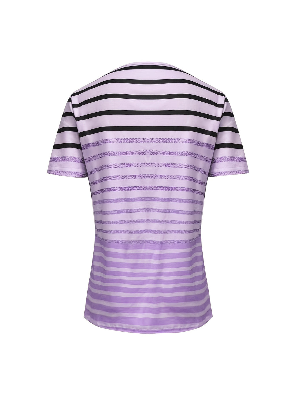 The Harlow — Women's Printed V-Neck Top with Cross-Strap Detail