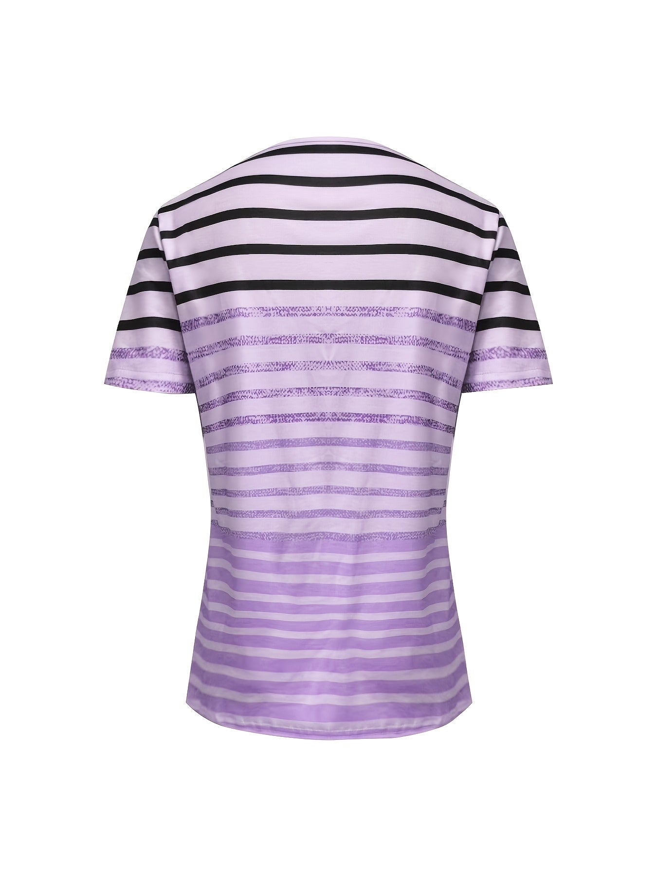 The Harlow — Women's Printed V-Neck Top with Cross-Strap Detail