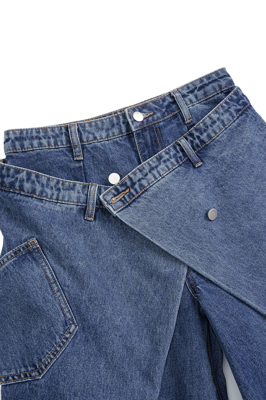 Luna Asymmetric Wrap Jeans