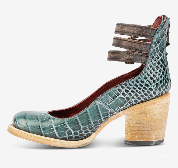 Vintage Ankle Strap Heels "Hana"