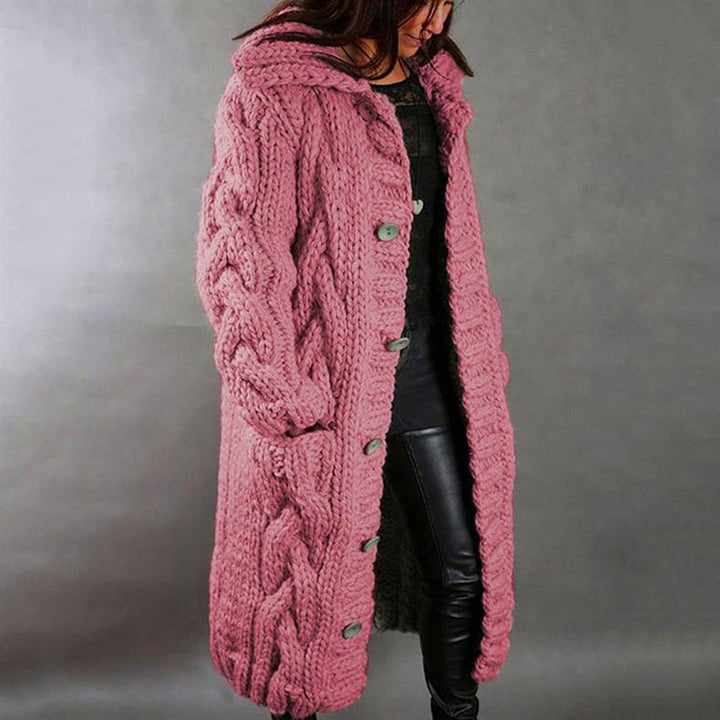 Karina | Elegant cosy coat with tummy coverage