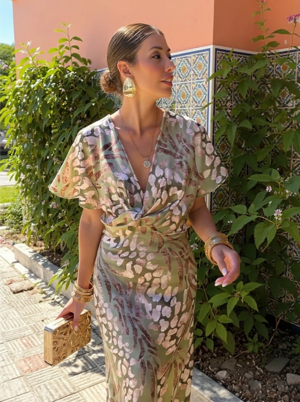 Bianca™  | Copper Midi Dress