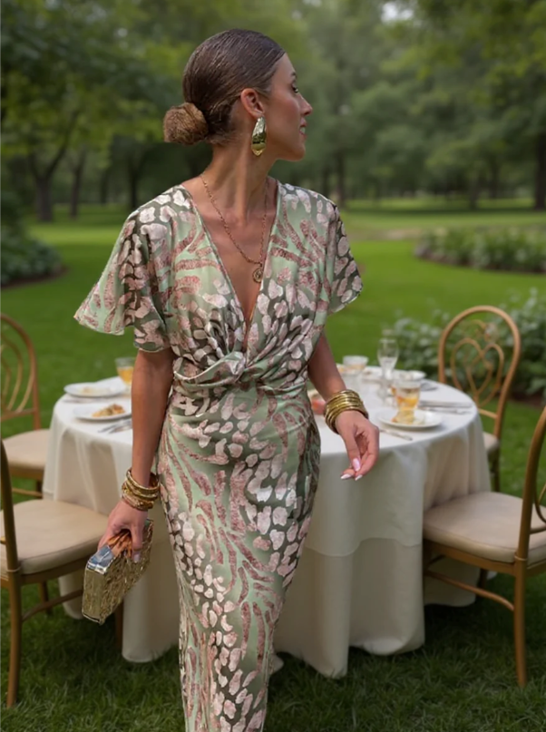 Bianca™  | Copper Midi Dress